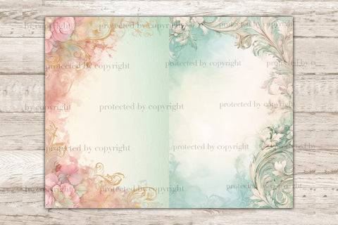 Dreams Frame Junk Journal Page | Blank Digital Collage Sheet SVG GlamArtZhanna 