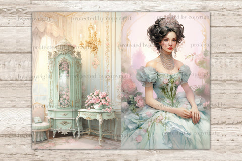 Dreams Junk Journal Pages | Romantic Printable Paper SVG GlamArtZhanna 