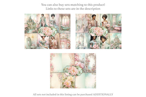 Dreams Junk Journal Pages | Romantic Printable Paper SVG GlamArtZhanna 