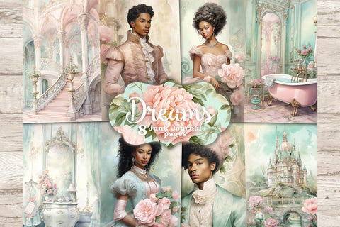 Dreams Junk Journal Paper | Vintage Journal Card SVG GlamArtZhanna 