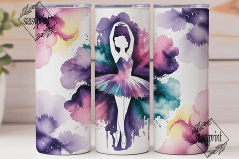 Dreamy BalleTHSP Nebula 20oz Tumbler Sublimation sassyprint 
