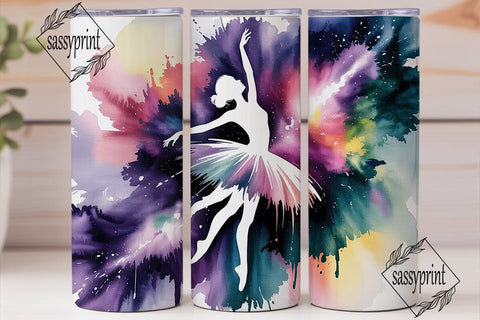 Dreamy BalleTHSP Nebula 20oz Tumbler Sublimation sassyprint 