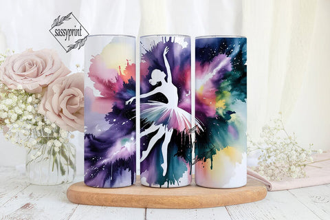 Dreamy BalleTHSP Nebula 20oz Tumbler Sublimation sassyprint 