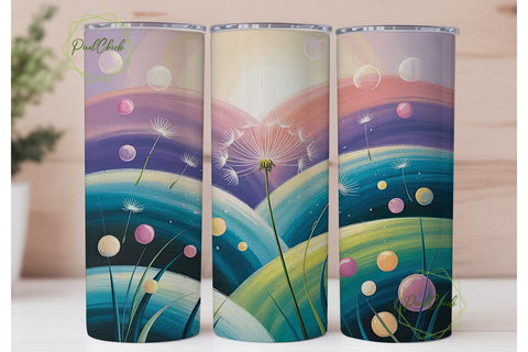 Dreamy Bokeh Sky 20oz Tumbler Wrap Sublimation PixelChick 