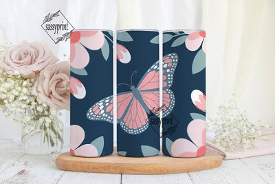 Dreamy Butterfly Garden 20oz Tumbler Sublimation sassyprint 