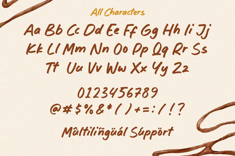 Dreamy Chocolate - Playful Handwritten Font Font Timur type 