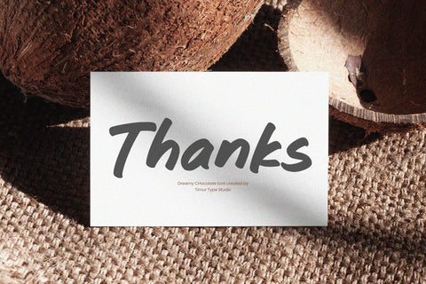 Dreamy Chocolate - Playful Handwritten Font Font Timur type 