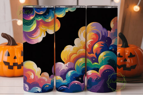 Dreamy Clouds Tumbler Wrap Sublimation PixelChick 