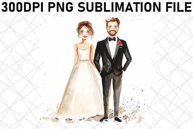 Dreamy Designs: Wedding PNG Bundle Sublimation afrosvg 
