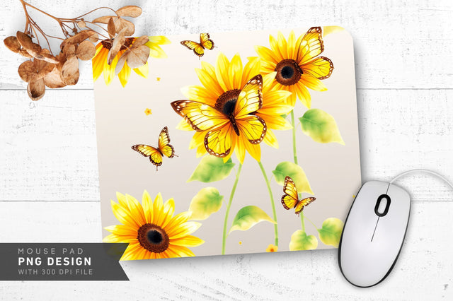 Dreamy Garden Escape Mousepad Sublimation Regulrcrative 