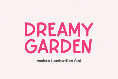 Dreamy Garden - Modern Handwritten Font Font Timur type 