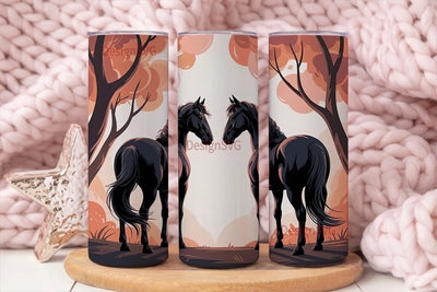 Dreamy Horses 20oz Tumbler Wrap Sublimation DesignSVG 