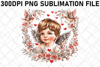 Dreamy Love's Embrace: Watercolor Sublimation Sublimation afrosvg 