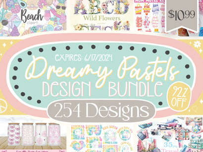 Dreamy Pastels Design Bundle Bundle So Fontsy Design Shop 