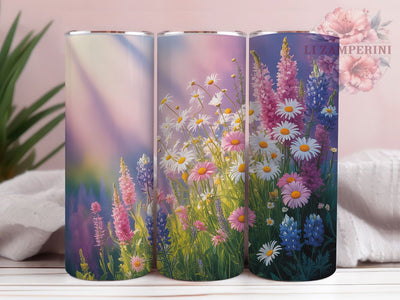 Dreamy Pink Floral Tumbler, Dreamy Pastel Tumbler, Stylish 20oz Wrap, Sublimation Design, Trendy Gift Idea, Pastel Garden Wrap, Botanical Floral Tumbler Sublimation Li Zamperini 