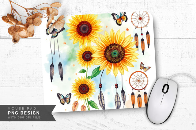 Dreamy Rustic Field Mousepad Sublimation Regulrcrative 