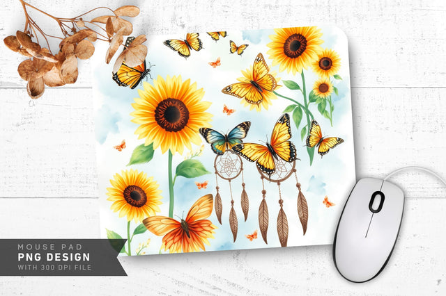 Dreamy Rustic Field Mousepad Sublimation Regulrcrative 