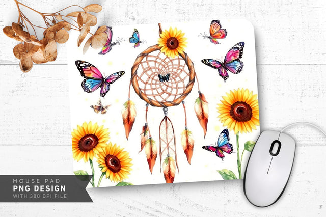 Dreamy Rustic Garden Mousepad Sublimation Regulrcrative 