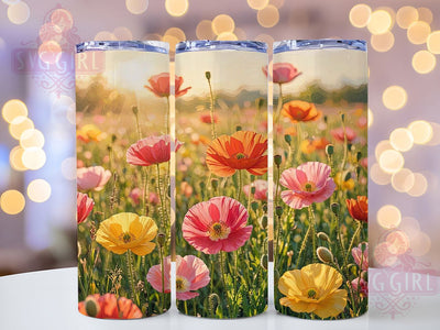 Dreamy Wildflower Meadow 20oz Tumbler, Dreamy Wildflower Motif, Meadow Floral Design, Nature Theme, Soft Accent, Whimsical Charm, Sublimation Wrap, 20oz Tumbler Sublimation SvggirlplusArt 