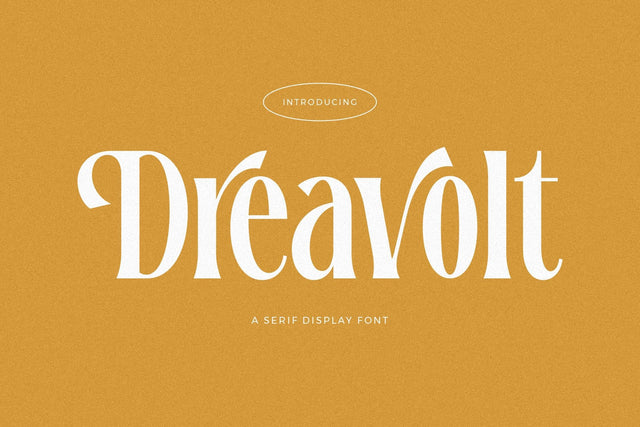 Dreavolt - Serif Display Font Font Storytype Studio 
