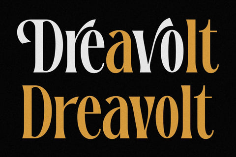 Dreavolt - Serif Display Font Font Storytype Studio 