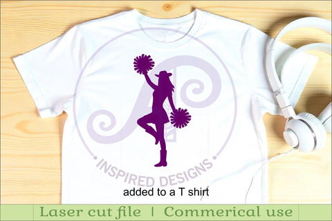 Drill Team Dancer silhouette laser cut outs SVG 1 SVG APInspireddesigns 