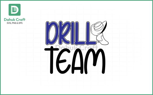 Drill Team Mom SVG Design Drill Team SVG PNG & EPS V4 SVG dahukdesign 