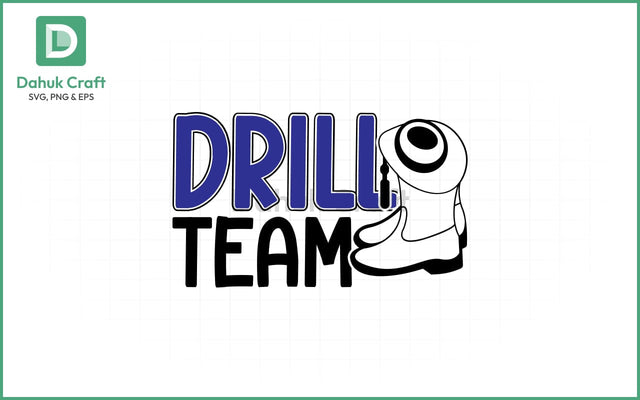 Drill Team Mom SVG Design Drill Team SVG PNG & EPS V5 SVG dahukdesign 