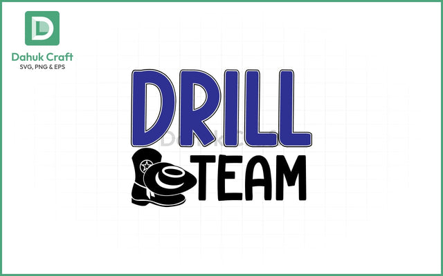 Drill Team Mom SVG Design Drill Team SVG PNG & EPS V7 SVG dahukdesign 