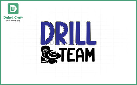 Drill Team Mom SVG Design Drill Team SVG PNG & EPS V7 SVG dahukdesign 