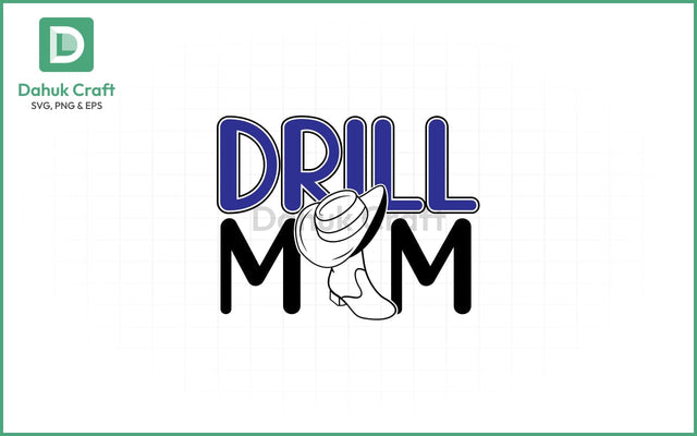 Drill Team Mom SVG Design Drill Team SVG PNG & EPS V9 SVG dahukdesign 