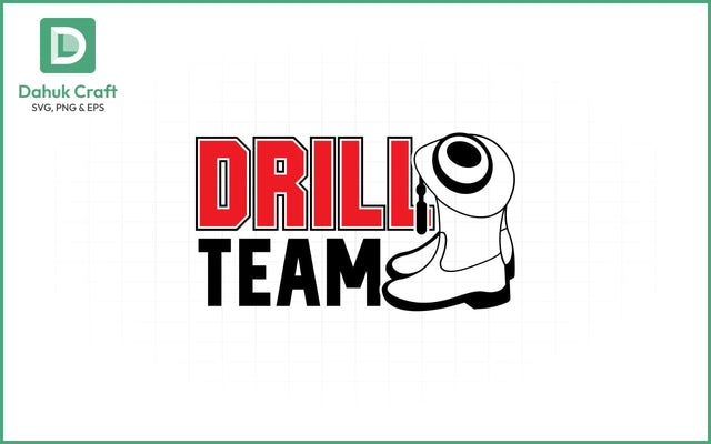 Drill Team Mom SVG – Western Style Drill Team Mom SVG PNG & EPS V1 SVG dahukdesign 