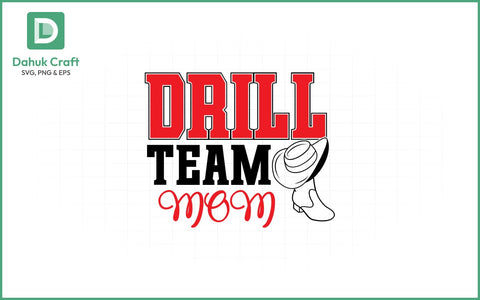Drill Team Mom SVG – Western Style Drill Team Mom SVG PNG & EPS V2 SVG dahukdesign 