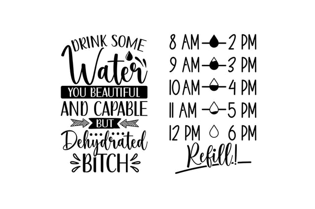 Drink some water you beautiful SVG Design SVG Designangry 