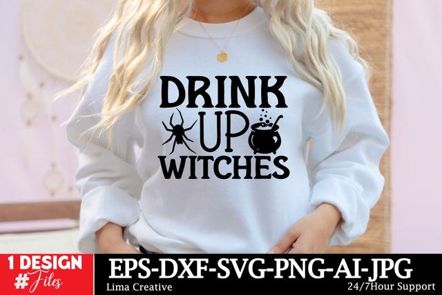 Drink Up Witches SVG Cut File SVG Insomnia Std 