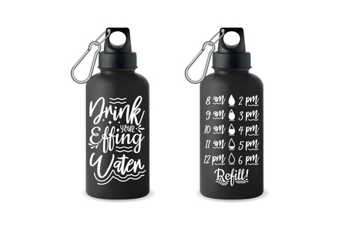 Drink Your Effing Water, Water Tracker SVG SVG CraftLabSVG 