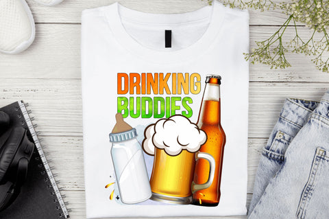 Drinking buddies Sublimation Design Sublimation Regulrcrative 
