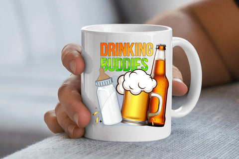 Drinking buddies Sublimation Design Sublimation Regulrcrative 