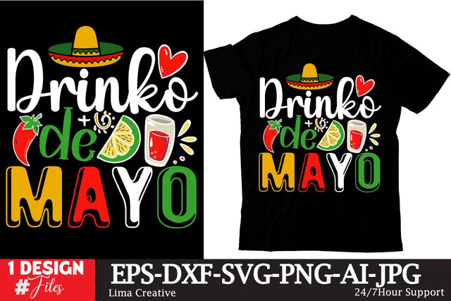 Drinko De Mayo SVG Cut File SVG Insomnia Std 