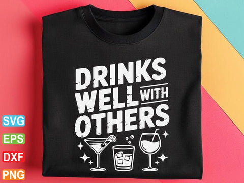 Drinks Well With Others SVG PNG, Funny St Patricks Day svg SVG artprintfile 