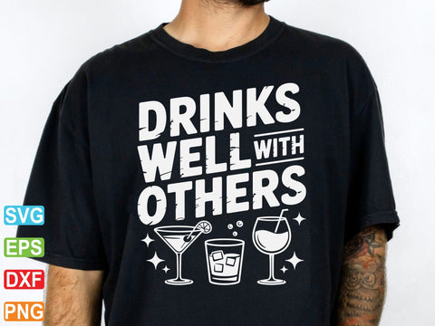 Drinks Well With Others SVG PNG, Funny St Patricks Day svg SVG artprintfile 