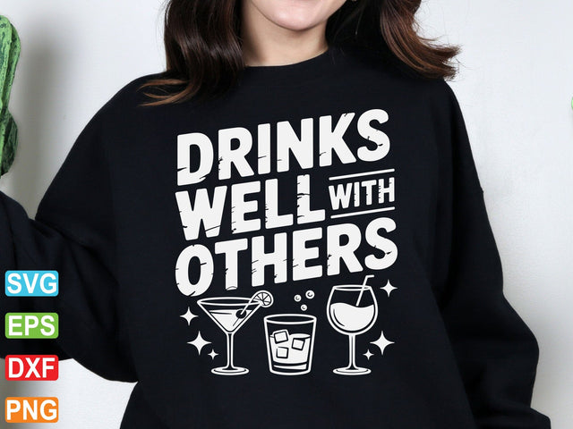 Drinks Well With Others SVG PNG, Funny St Patricks Day svg SVG artprintfile 