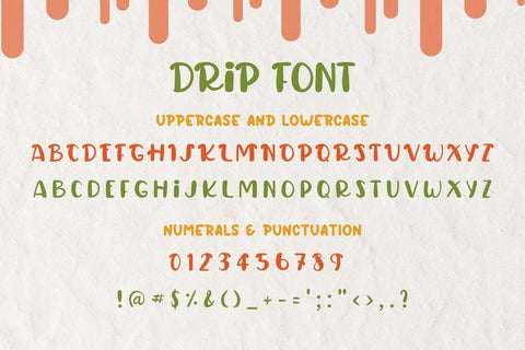 Drip - Display Font Font AnningArts Design 