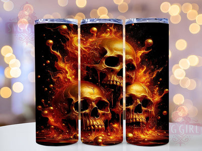 Dripping Skull Gothic Horror Tumbler, Gothic Art Tumbler, Horror Style Cup, Alternative Skull Gift, Creepy Pattern Wrap, Dark Art Design, Punk Rock Tumbler Sublimation SvggirlplusArt 