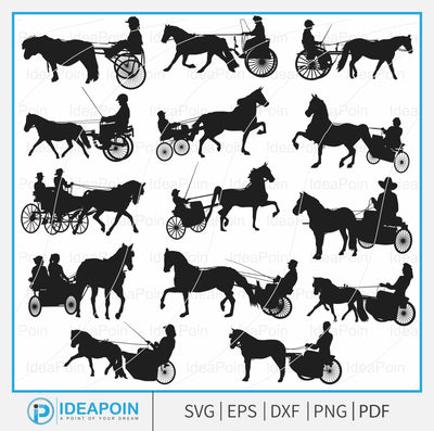 Driving Horse svg, Driving Pony Horse Woman, Horse and Cart SVG, Welsh Pleasure Driving, Hackney and carriage svg, harness racing svg, Horse and Buggy, Carriage Horse PNG SVG Dinvect 