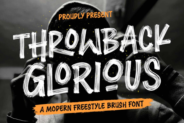 Dry Brush Font – Throwback Glorious Font Arterfak Project 