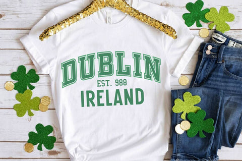 Dublin Est. 988 Ireland SVG Design SVG Regulrcrative 