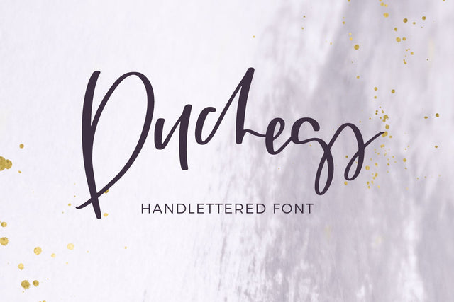 Duchess Script Font Font Beck McCormick 