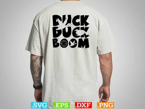 Duck Duck Boom SVG Svg, Duck Hunting SVG, Duck Hunting SVG, Hunting Season SVG SVG Creativeart88 