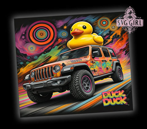 Duck Off-Road Camo 20oz Tumbler, Off-Road Tumbler, Duck Off-Road, 20oz Tumbler, Duck Lover Gift, Hunting Gift, Camo Tumbler Sublimation SvggirlplusArt 